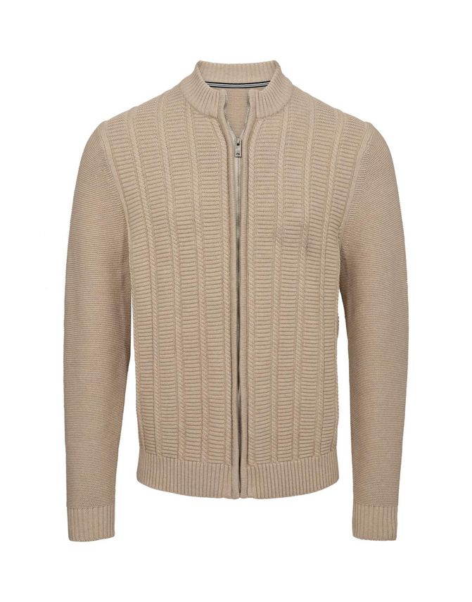 Mens Cardigan Regular Fit fra Black Blue