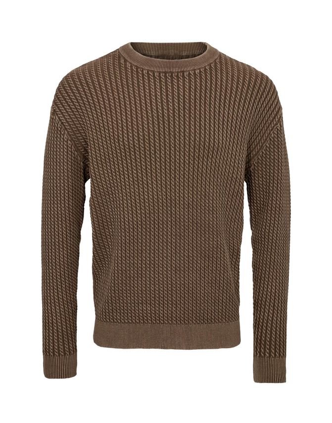 Mens O Neck Regular Fit fra Black Blue