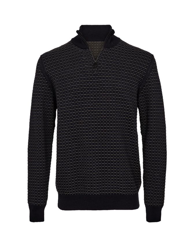 Mens Half Zip Modern Fit fra Gino Marcello