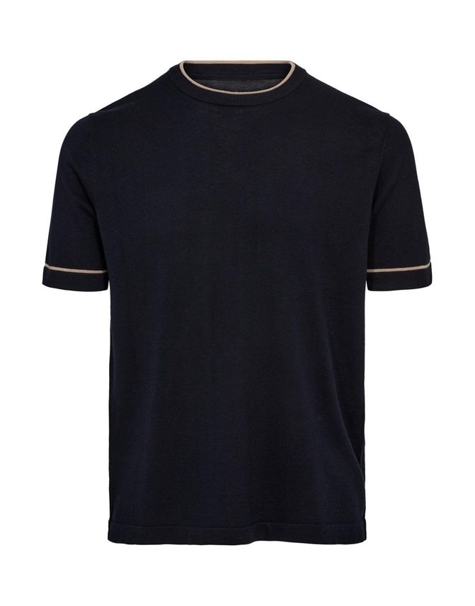 Mens O Neck S S Modern Fit fra Gino Marcello