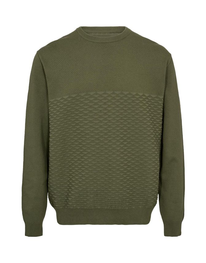 O Neck Regular Fit fra Thomas Regency