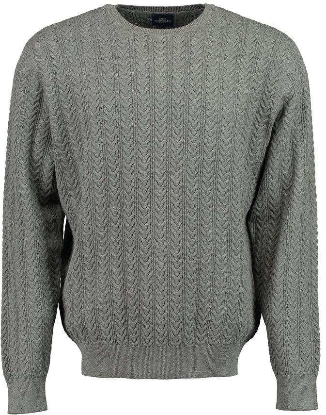 Cabel Knit Halfzip fra Gino Marcello
