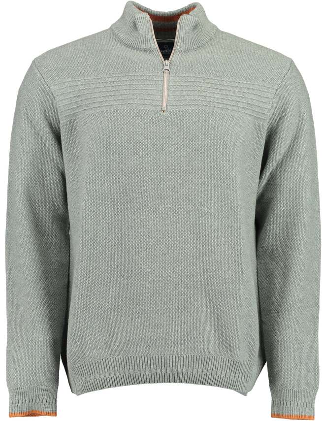 Half Zip Modern Fit fra Salt