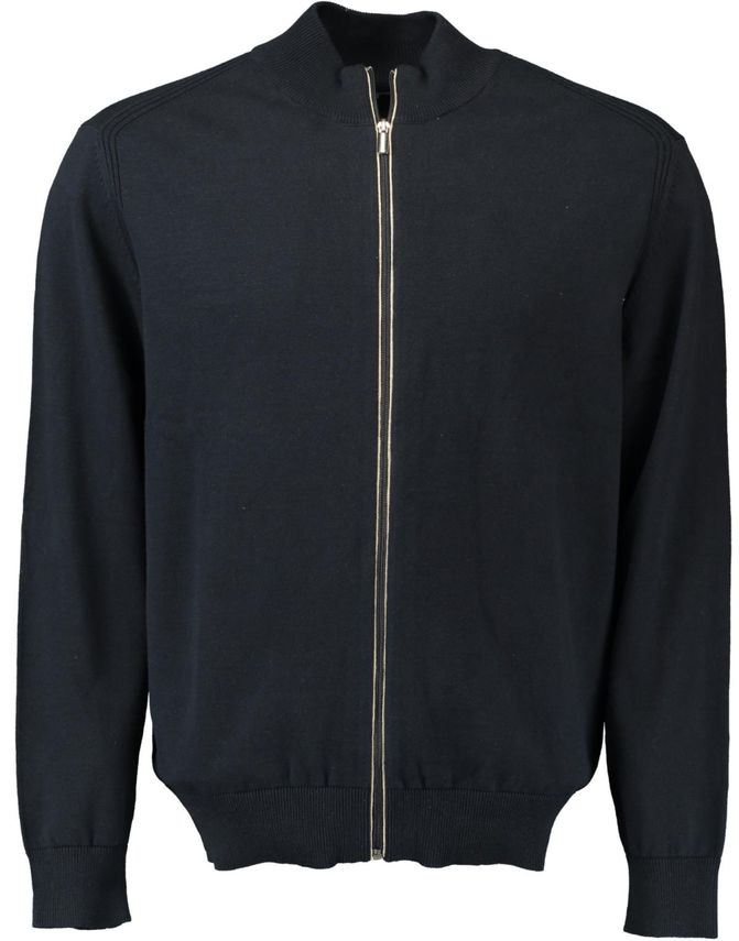 Herre Cardigan med Lynlås fra Black Blue - Fantastisk Tilbud!
