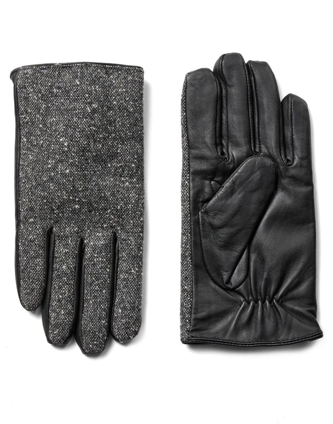 Skind Tweed Handske fra Gino Marcello