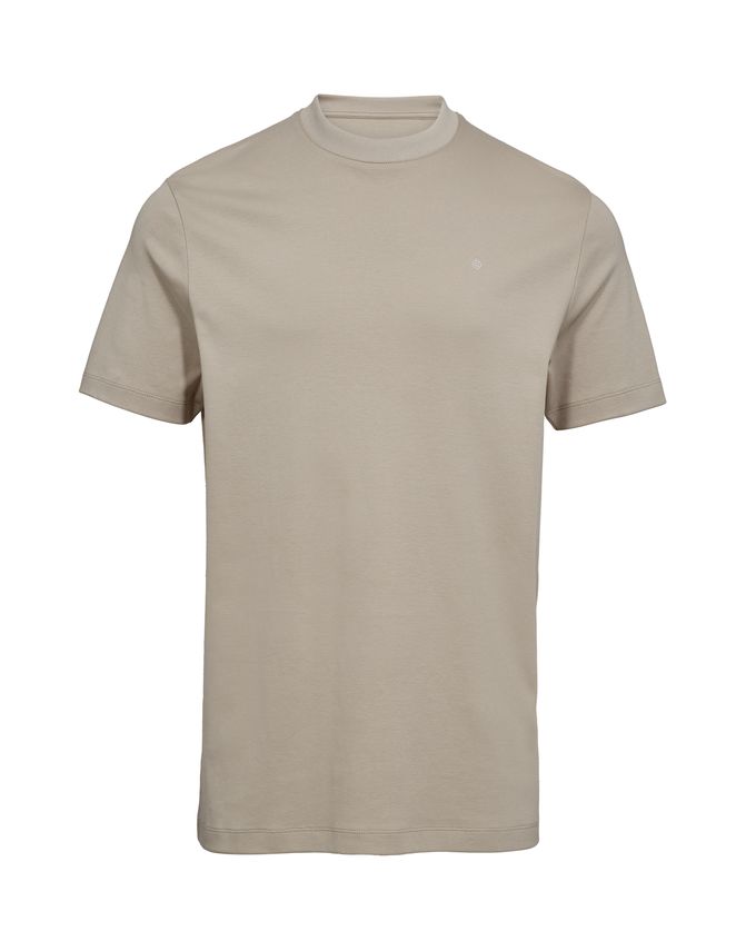 O Neck T Shirt Modern Fit fra Gino Marcello