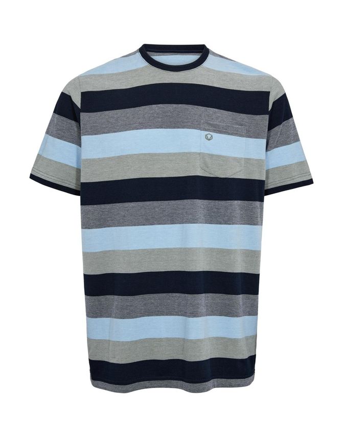 T Shirt Reg. Fit fra Black Blue