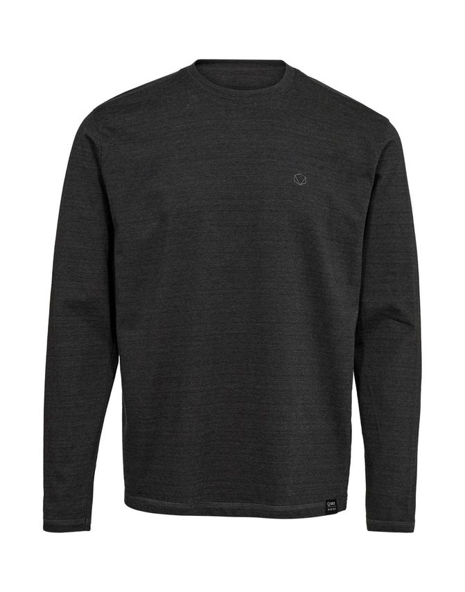 Langærmet T-shirt i moderne pasform fra Salt – Stilfuld komfort