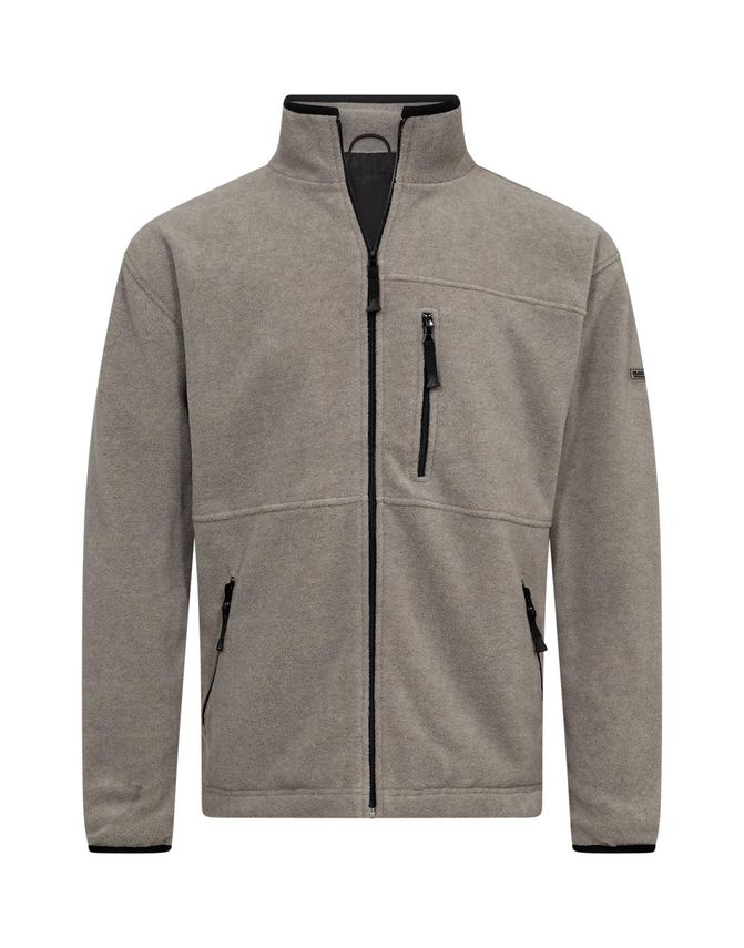Lun Fleece Sweatshirt med Lynlås fra Black Blue - Komfortabelt Valg