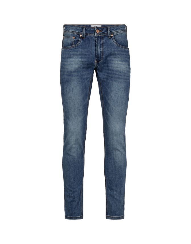 Stretch Slim Fit Jeans fra Salt – Klassisk Vasket Stil