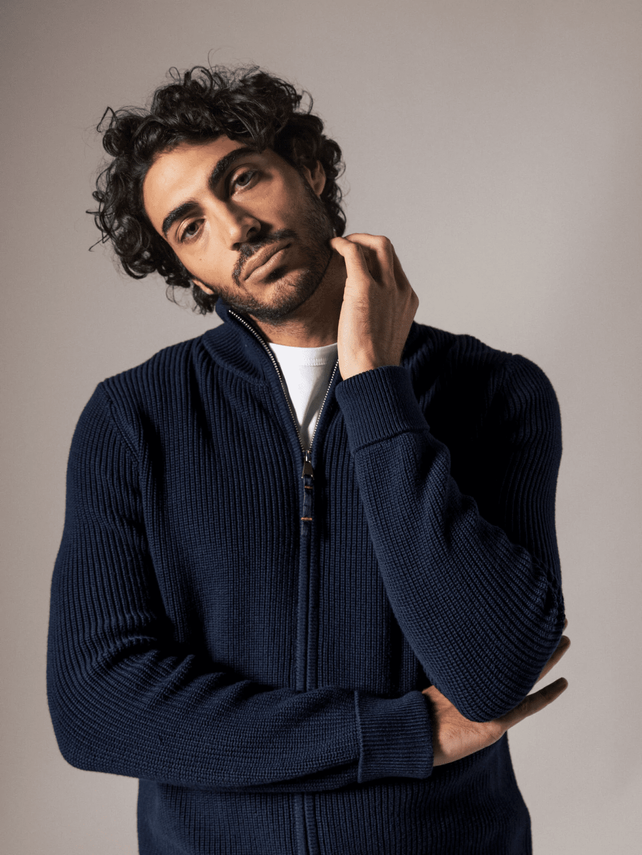 Mmgangelo Zip Cardigan fra Mos Mosh