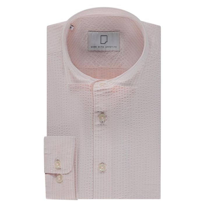 Sawyer Seersucker Shirt Ws Ls fra Born With Appetite