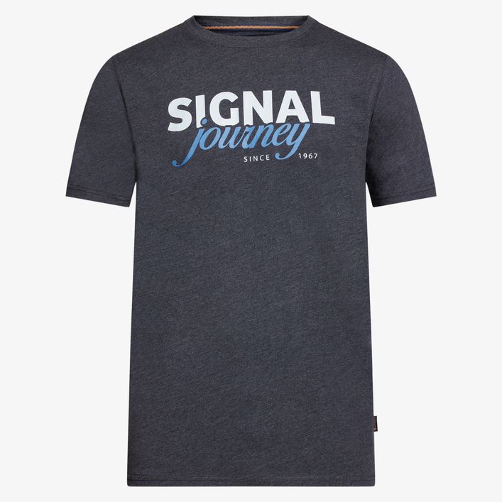 Dizzysi Logo T-shirt med "Signal Journey" print