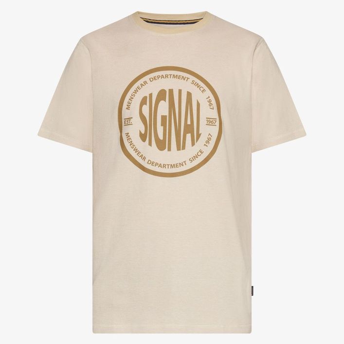 Felixsi Mini Stripe Print Tee+ fra Signal