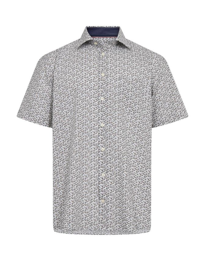 Shirt S S Regular Fit fra Black Blue