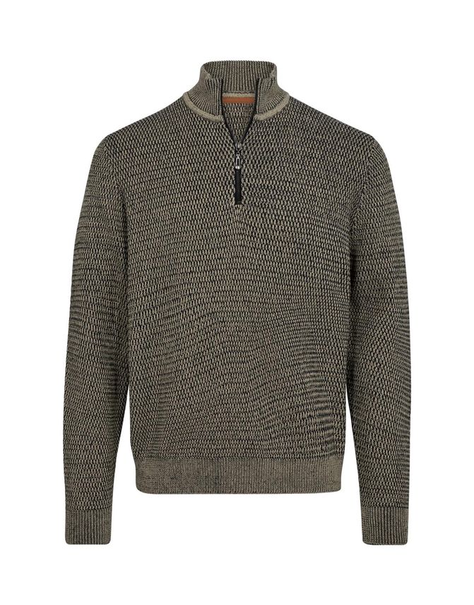 Moderne half-zip striktrøje fra Salt - Stil og komfort!