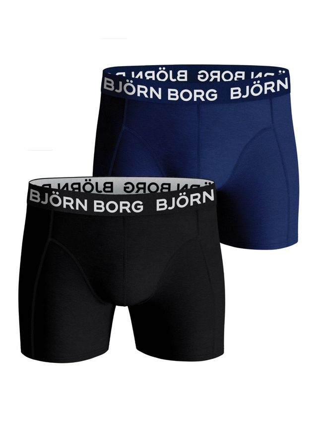 2-pak boxershorts Noos Solids fra Björn Borg - Komfort og stil