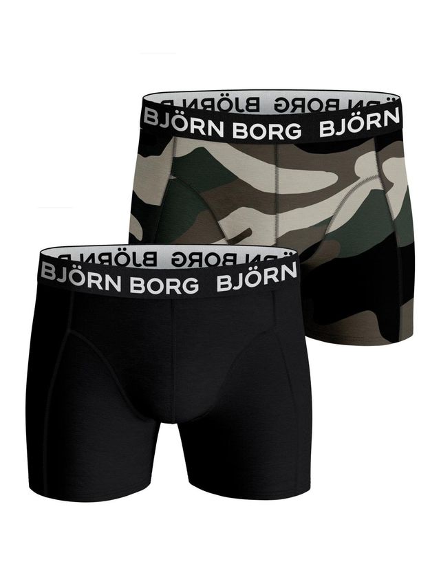 Bjørn Borg Core Boxer 2-pak, Sort - Fantastisk tilbud!