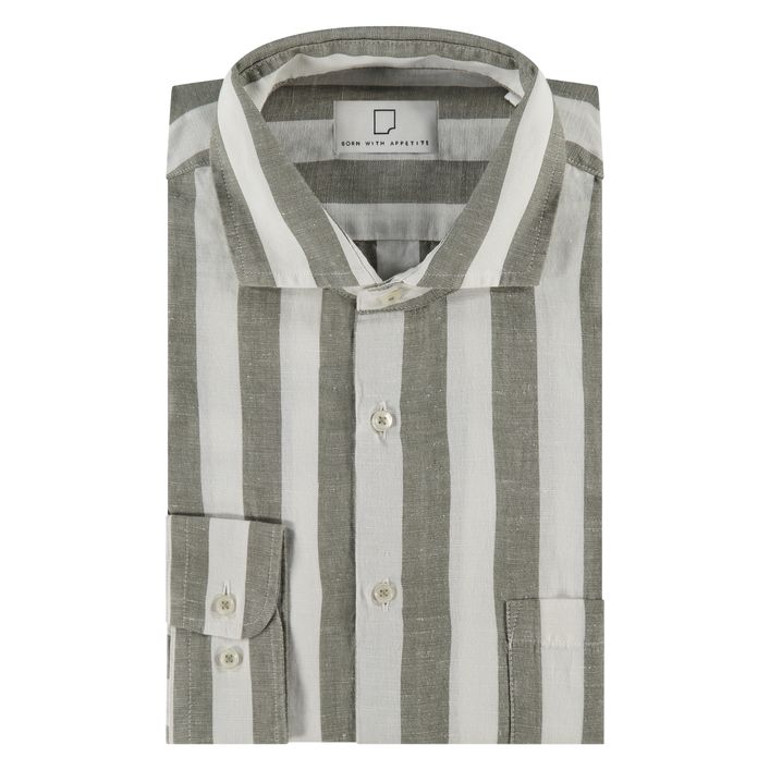 Curtis Stribet Langærmet T-shirt - Must-have til Garderoben!