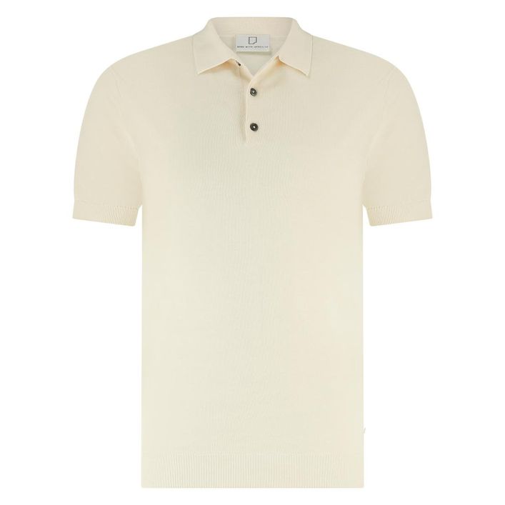 Wolf Knitted Polo Ss fra Born With Appetite