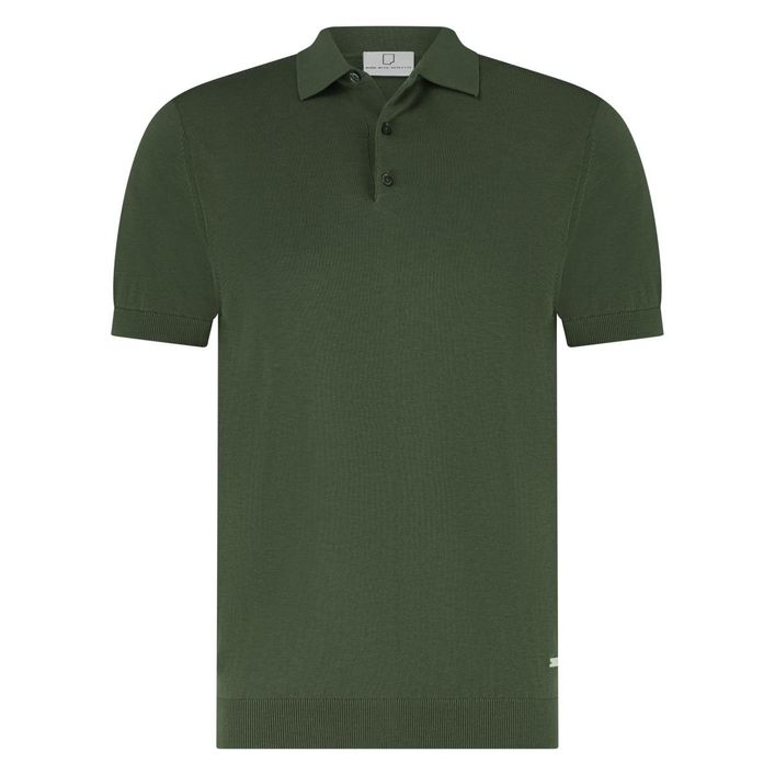 Wolf Knitted Polo Ss fra Born With Appetite