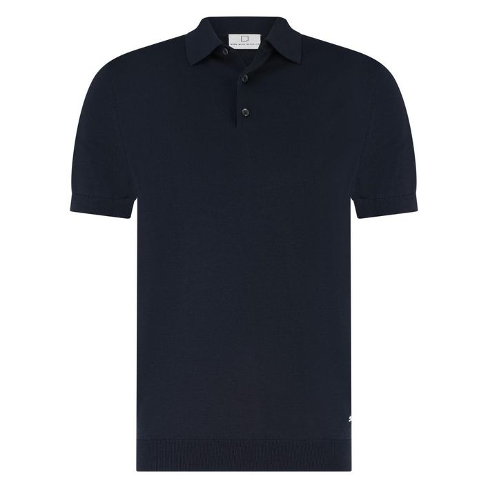 Wolf Knitted Polo Ss fra Born With Appetite