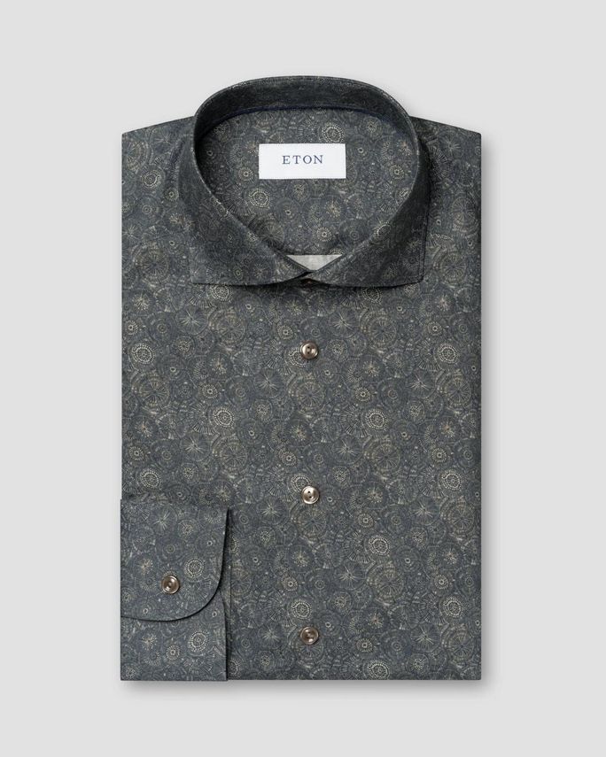 Motif Signature Twill Shirt fra Eton