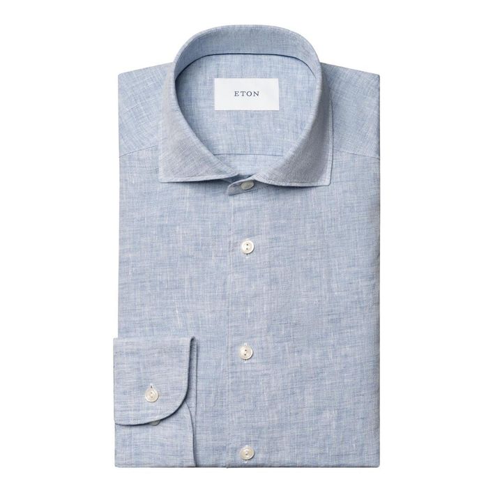Men's Shirt: Casual   Linen fra Eton
