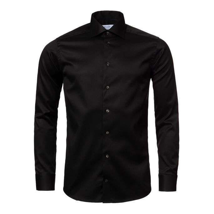 Eton Signature Twill Skjorte - Moderne Fit i 100% Bomuld