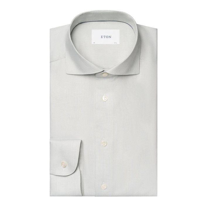 Elegant Melange Semi Solid Skjorte fra Eton - Tilbud!
