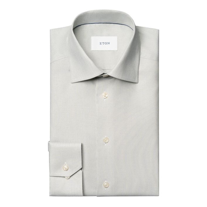 Elegant Melange Semi Solid Skjorte fra Eton - Black Friday!