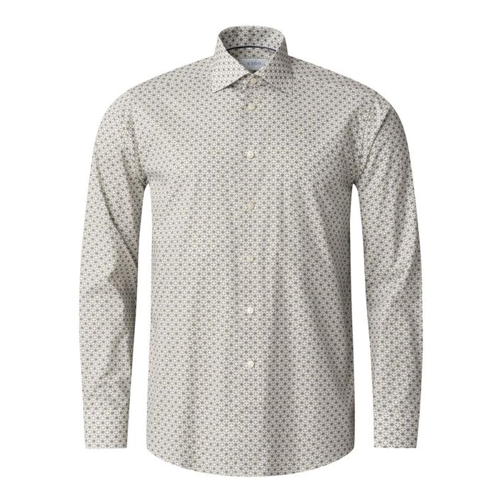 Geometric Signature Twill Shirt fra Eton