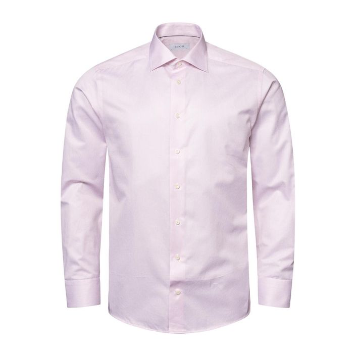 Fine Striped Signature Twill Shirt fra Eton
