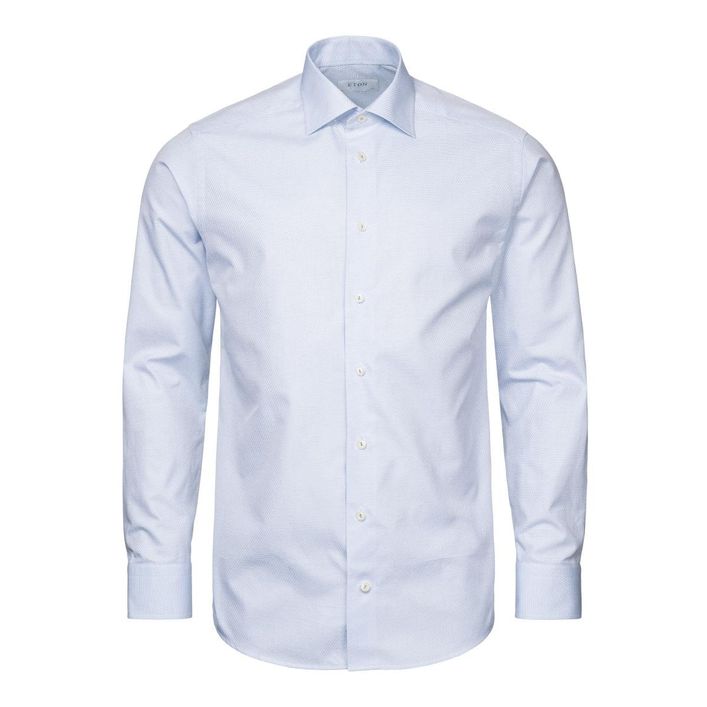 Semi Solid Signature Dobby Shirt fra Eton