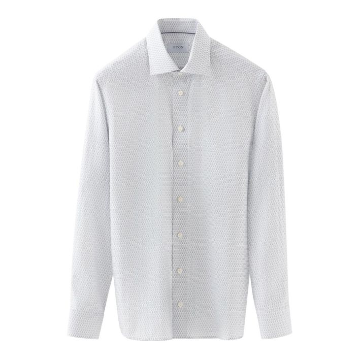 Elegant Semi Solid Twill Skjorte – Perfekt til Hverdag og Fest