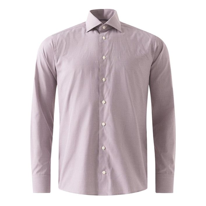 Eton Fine Check Twill Skjorte – Tidløs Elegance og Stil