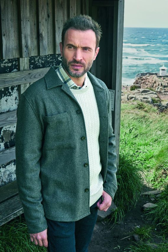 Mens Overshirt Modern Fit fra Gino Marcello