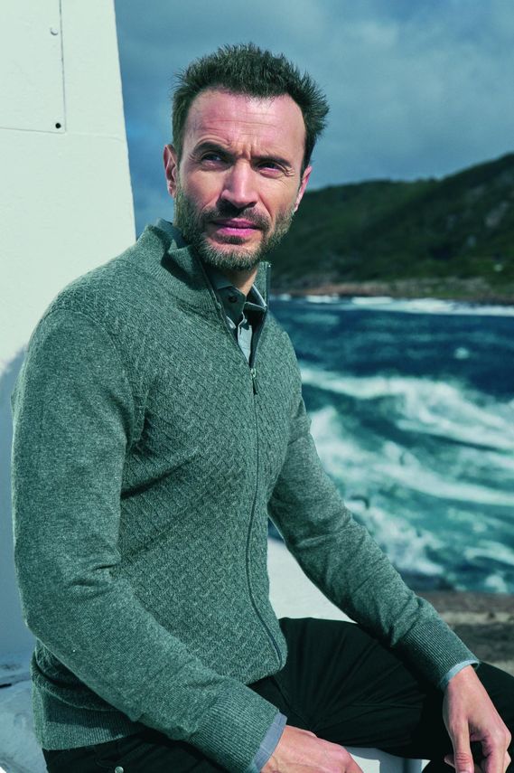 Cardigan Modern Fit fra Gino Marcello