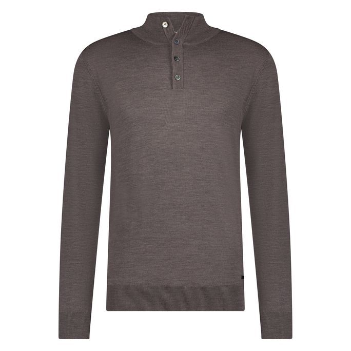 Gus Buttoned Polo Merino fra Born With Appetite