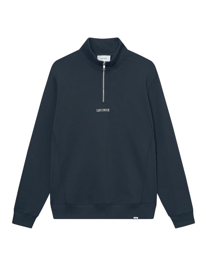 Dexter Half Zip Sweatshirt fra Les Deux