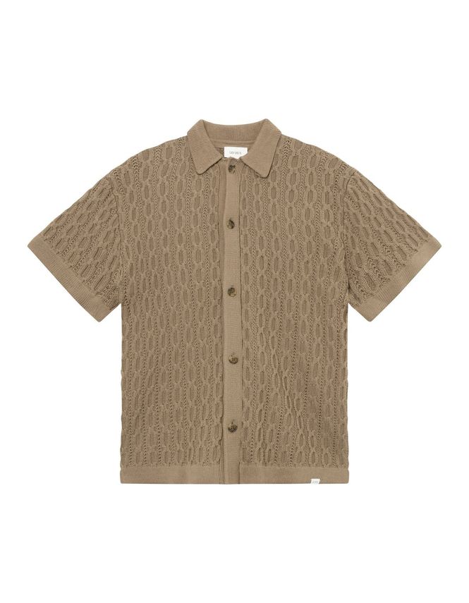Garrett Knitted Shirt fra Les Deux