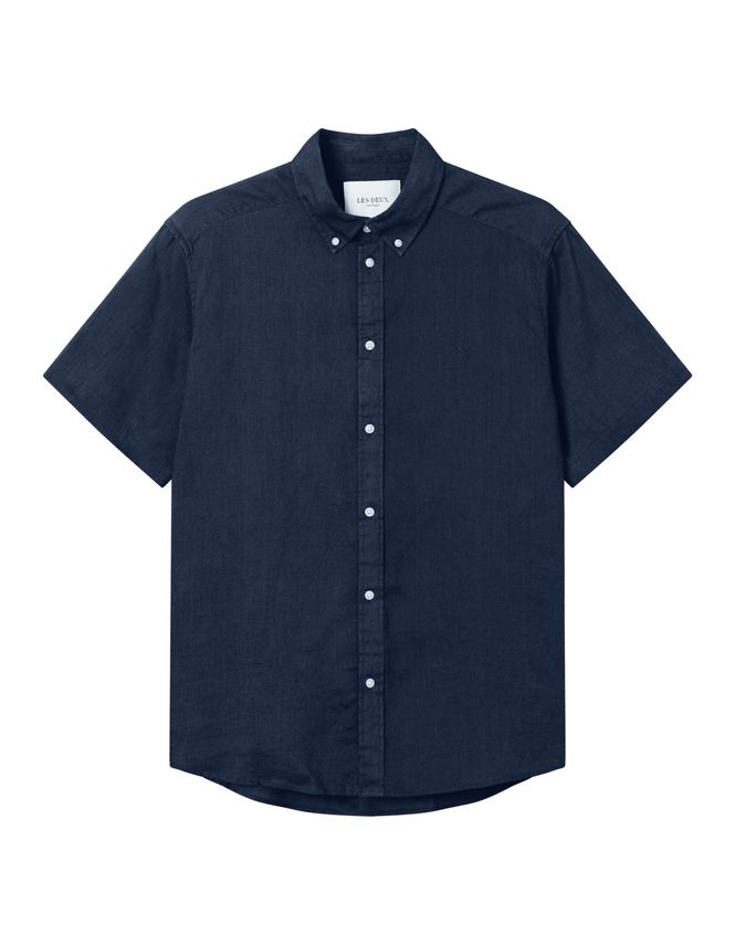 Kris Hør Kortærmet Skjorte fra Les Deux - Sommerens Must-Have!