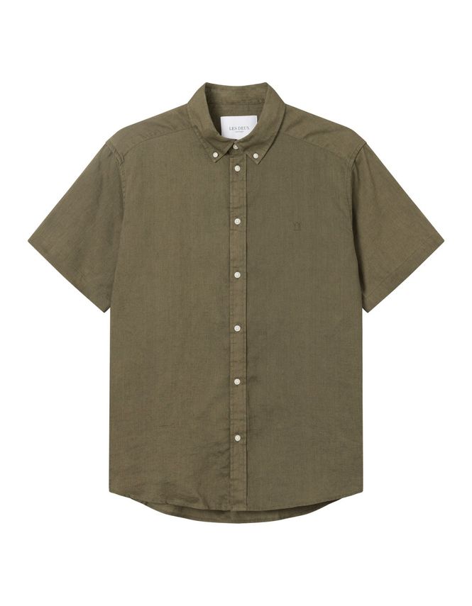 Kris Linen Ss Shirt fra Les Deux