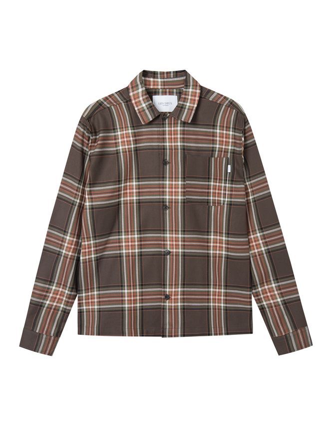 Keanu Check Twill Shirt fra Les Deux