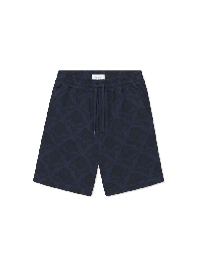 Lesley Blomster Fliseprint Shorts – Økologisk Sommerkomfort