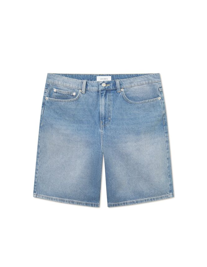 Ryder Vaskede Denim Shorts - Retro Stil til Sommeren