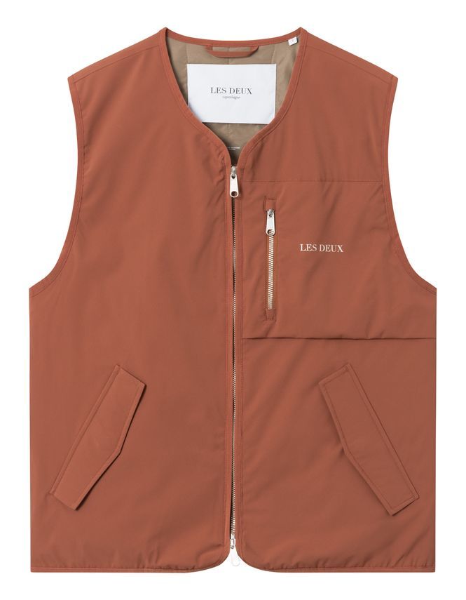 Mack Vest med lynlås fra Les Deux - Fantastisk tilbud!