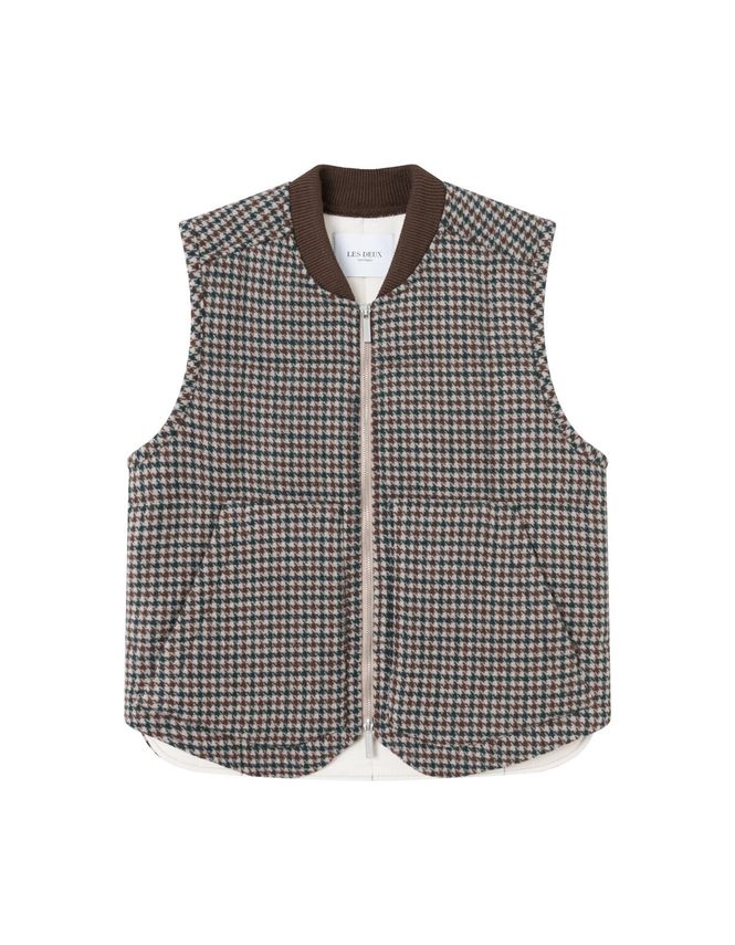 Michael Houndstooth Vest fra Les Deux