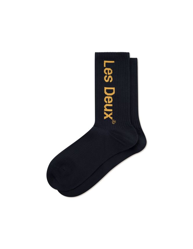 Brody Rib Socks 2 Pack fra Les Deux