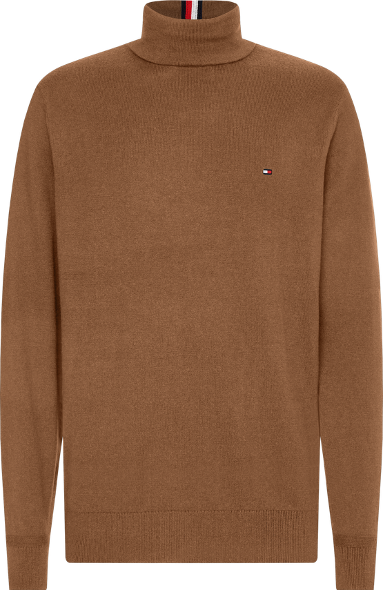 Pima Org Ctn Cashmere Roll Neck fra Tommy Hilfiger